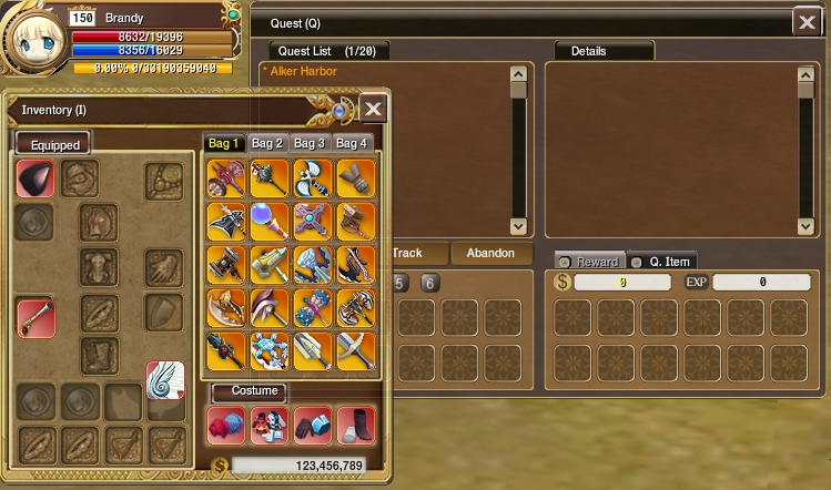 Screenshot showing Eclipse LUNA's slightly odd gold theme